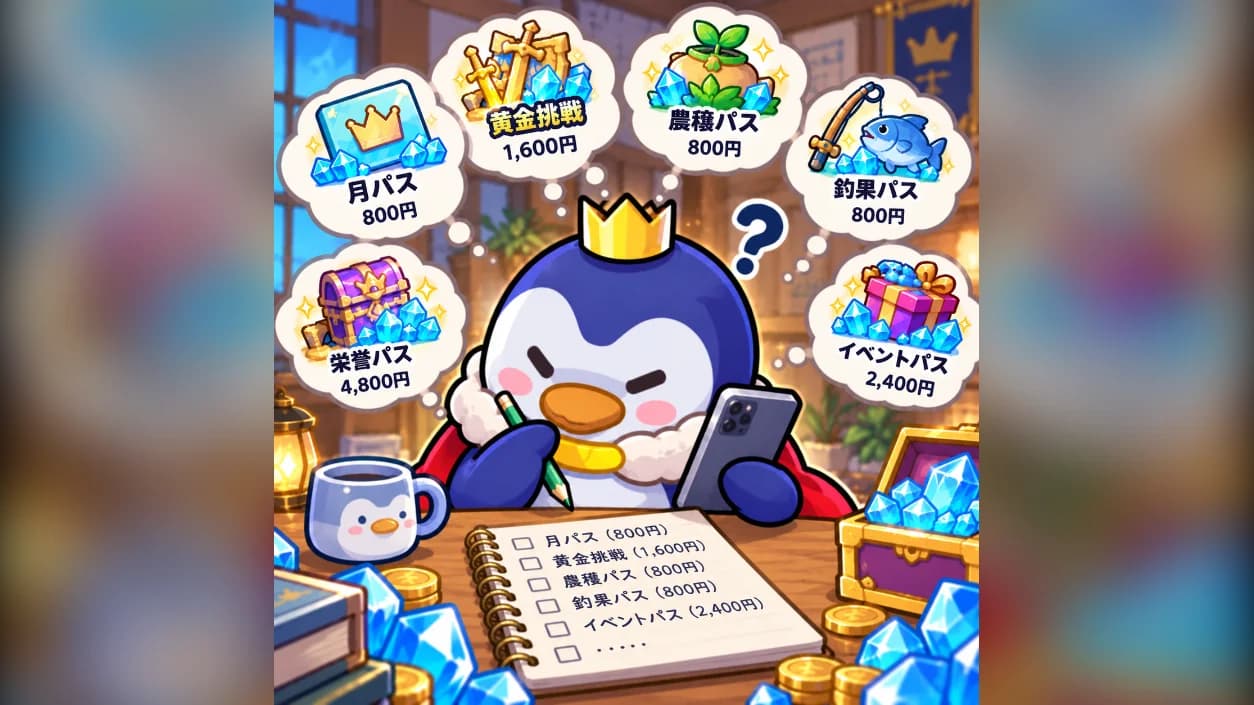 【微課金向け攻略】|課金効率と月額から考える課金レベル